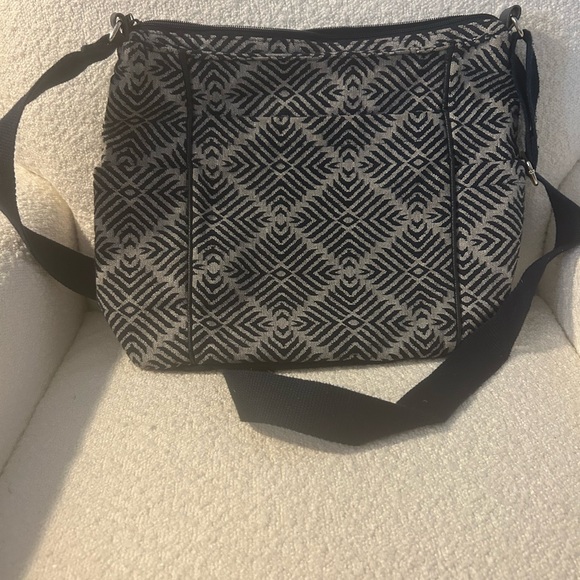 thirty-one Handbags - Thirty-One Blue and Gray Patterned Crossbody Bag